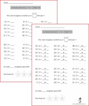 1x1 Dividieren Arbeitsblatt Mathemonsterchen Multiplikation Und Division Hier Findet Ihr Ubungsblatter Und Kopiervorlagen Zum Kleinen 1x1 Einmaleins Marzukimadeirawan