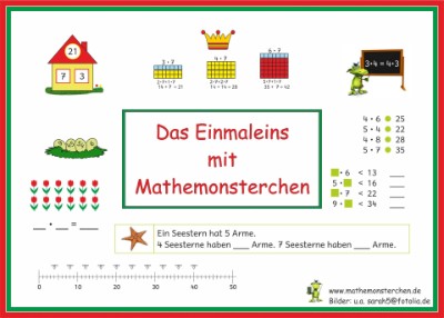 Mathemonsterchen Multiplikation Und Division