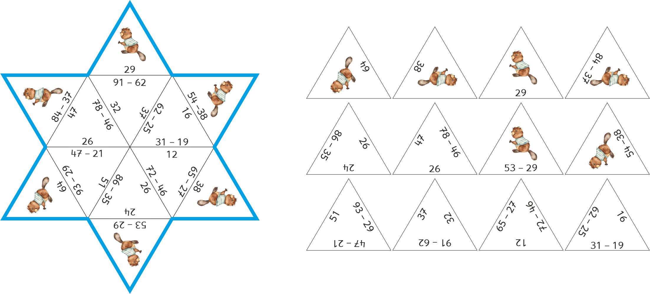 Mathemonsterchen Puzzles