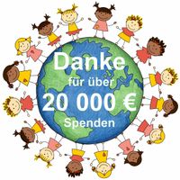 Danke für über 20 000 € Spenden